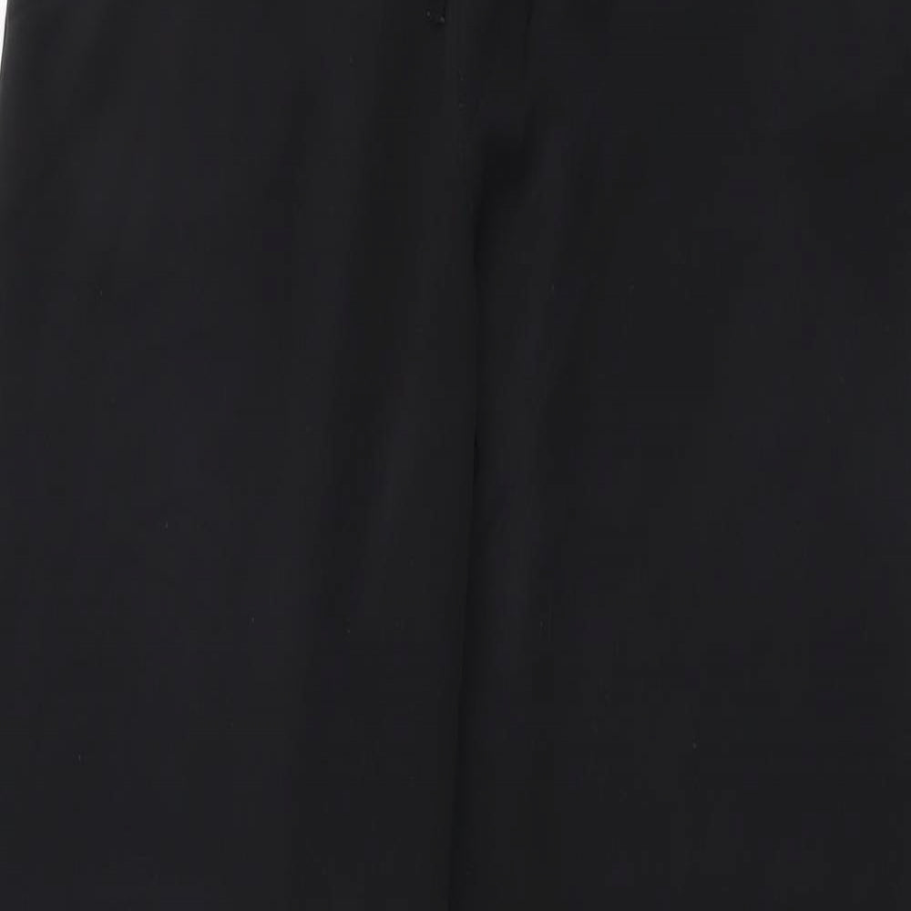 Womens UK Size 8 Papaya Regular Fit  Black Trousers