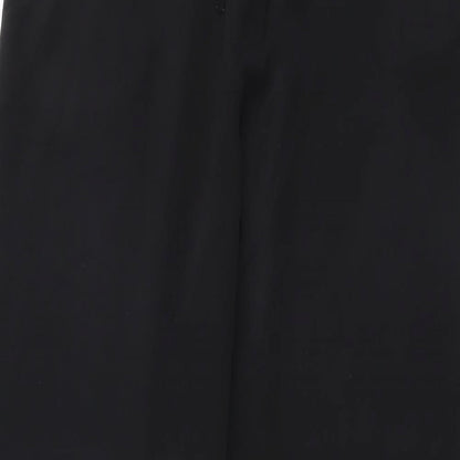 Womens UK Size 8 Papaya Regular Fit  Black Trousers