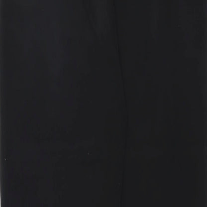 Womens UK Size 8 Papaya Regular Fit  Black Trousers