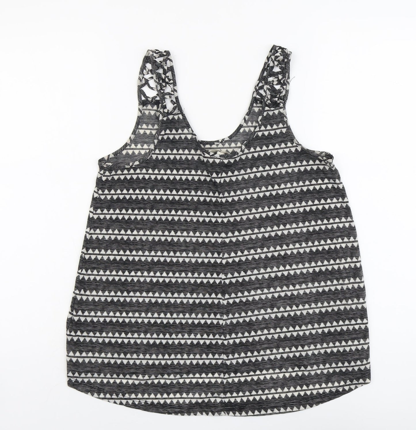 Womens UK Size S H&M Black Basic Tank