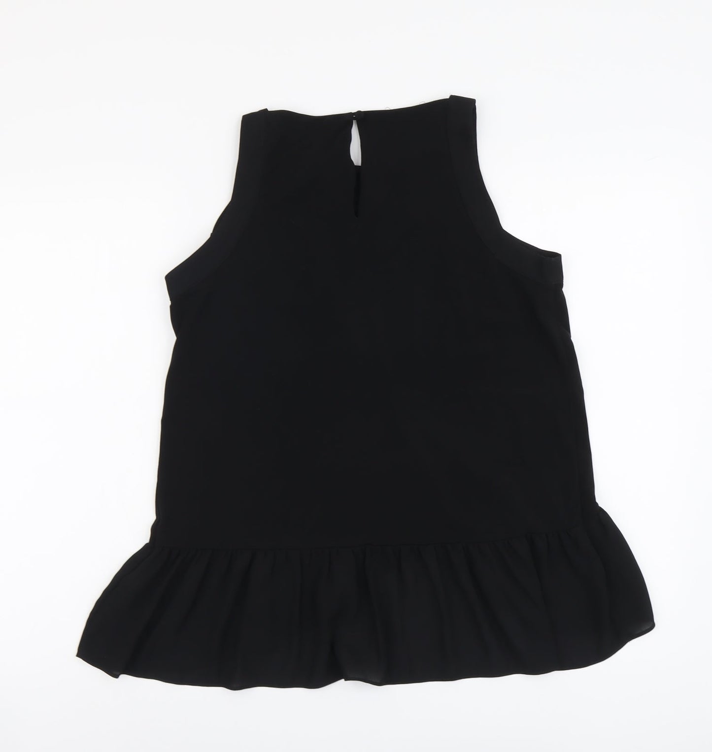 Womens UK Size 12 NEXT Black Basic Tank