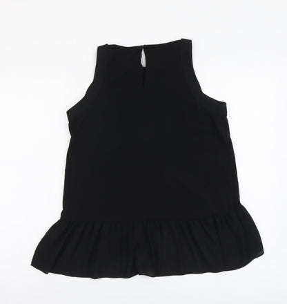 Womens UK Size 12 NEXT Black Basic Tank