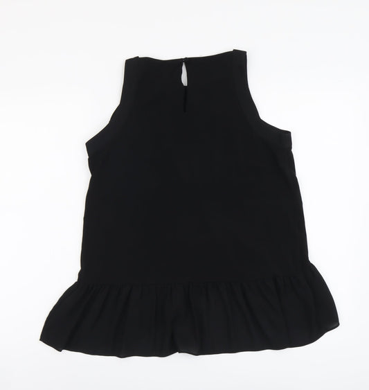 Womens UK Size 12 NEXT Black Basic Tank