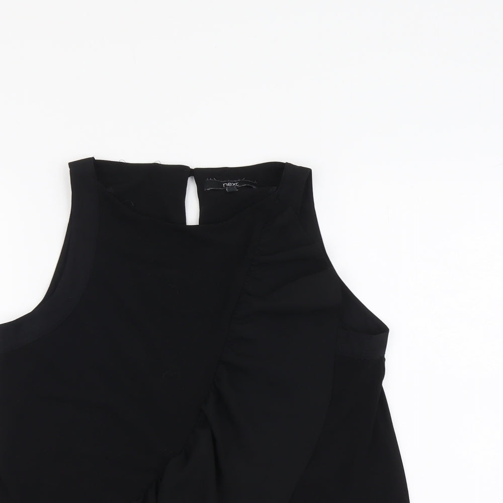 Womens UK Size 12 NEXT Black Basic Tank