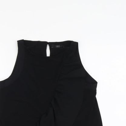 Womens UK Size 12 NEXT Black Basic Tank