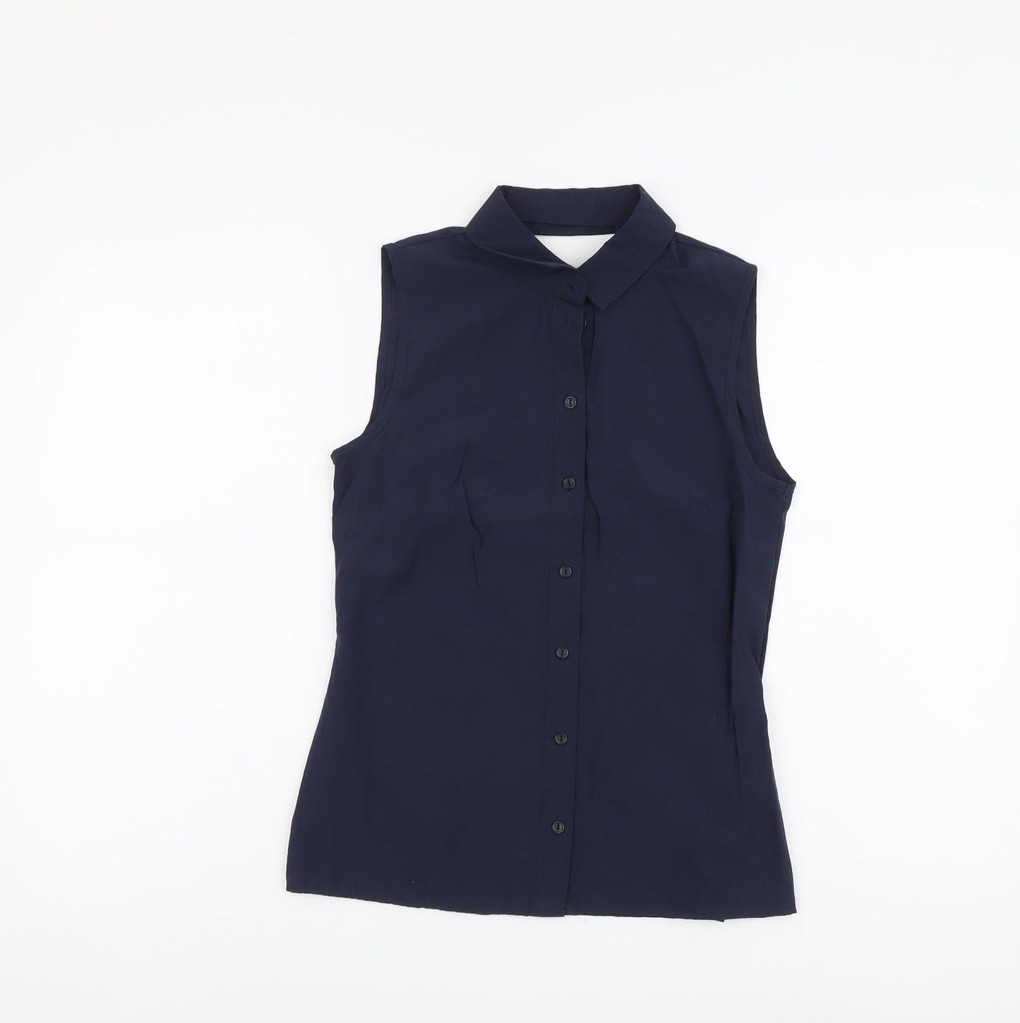 Womens UK Size 4 Atmosphere Blue Basic Tank