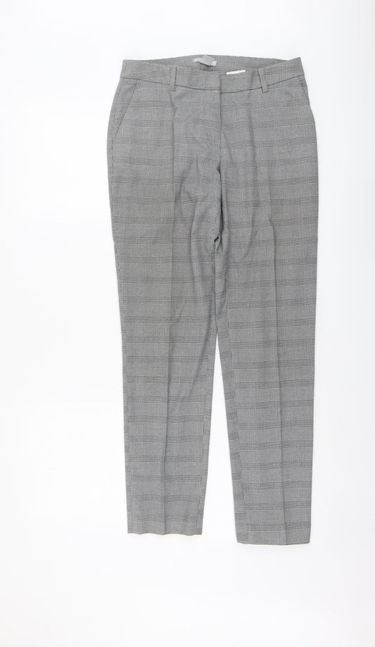 Womens UK Size 6 H&M Regular Fit Chino Grey Trousers