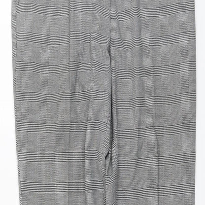 Womens UK Size 6 H&M Regular Fit Chino Grey Trousers