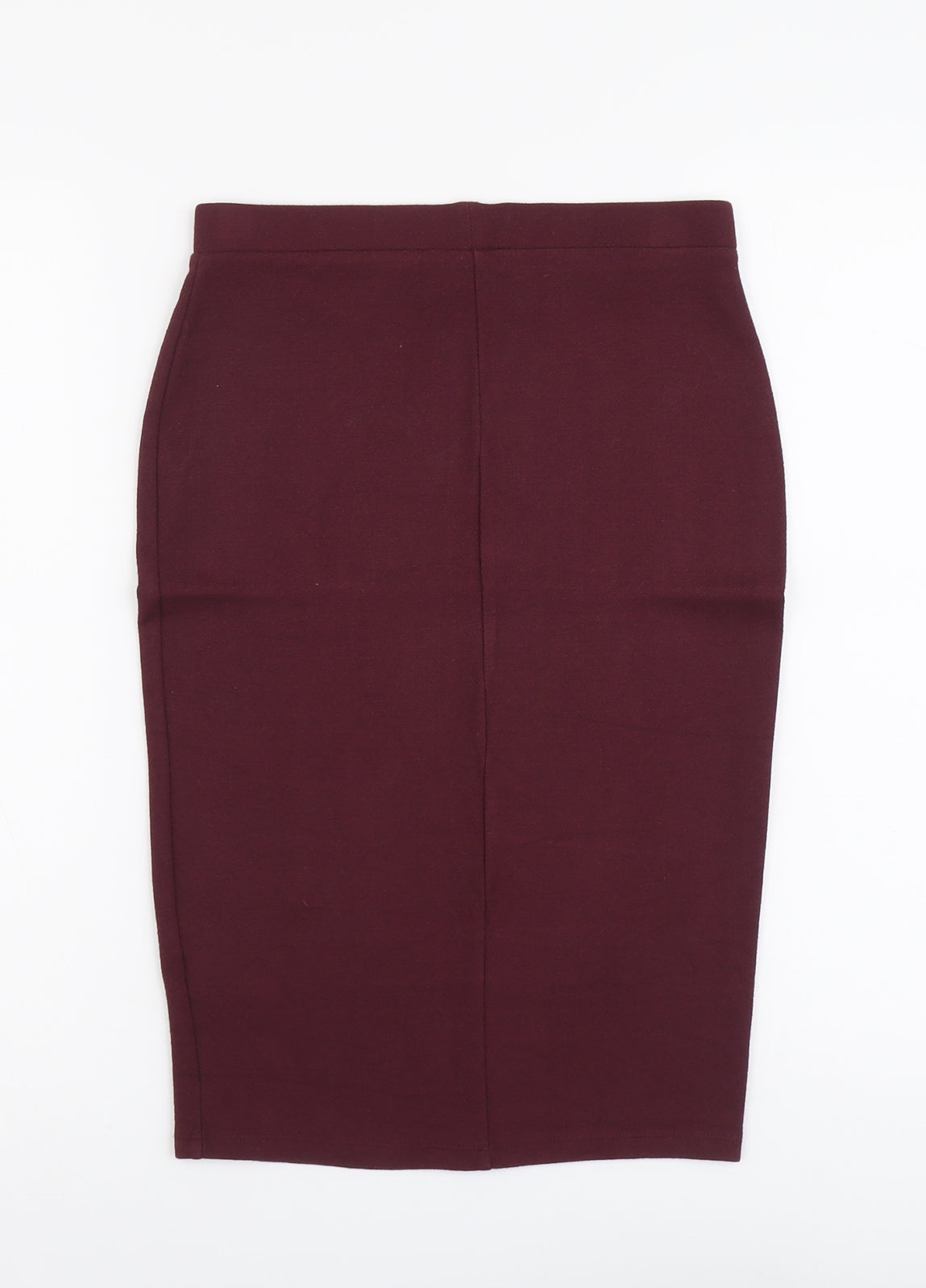 F&F Womens Red Viscose Bandage Skirt Size 8