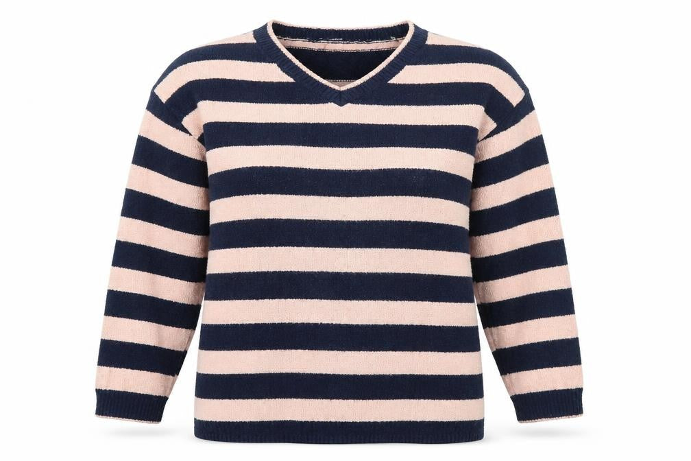 Womens UK Size L Nina Leonard Blue Pullover Jumper
