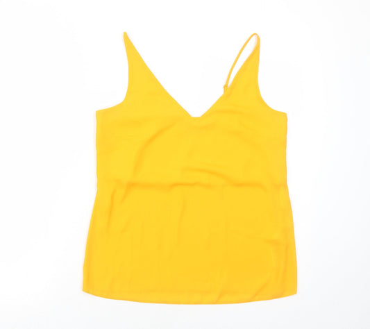 Womens UK Size 10 Dorothy Perkins Orange Basic Tank