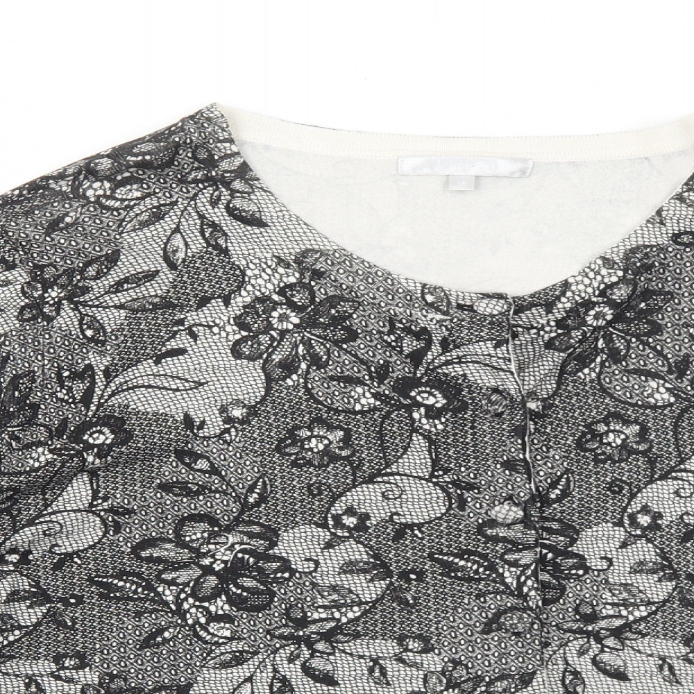 Womens UK Size 16 Lakeland Black Cardigan Jumper