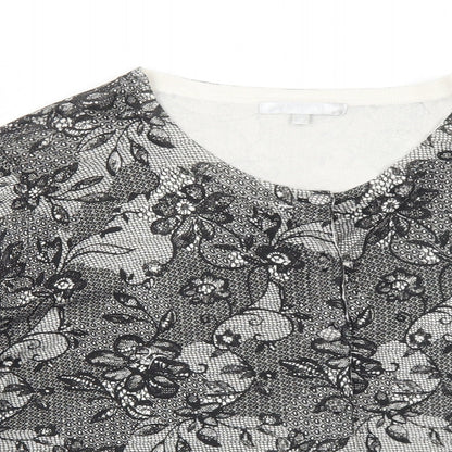 Womens UK Size 16 Lakeland Black Cardigan Jumper