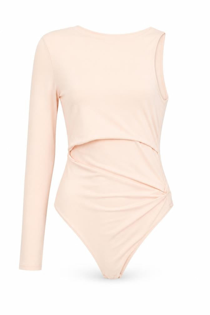 Womens UK Size 6 PRETTYLITTLETHING One-Piece Pink Bodysuit
