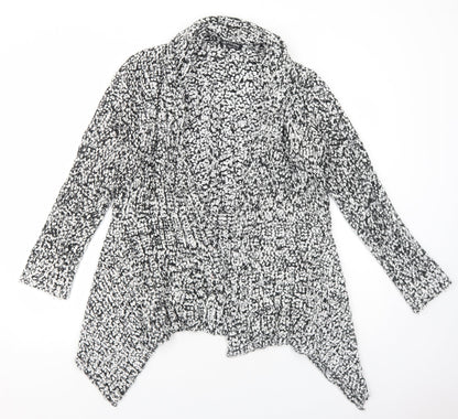 Firebrand Womens White Collared Acrylic Pullover Jumper Size M