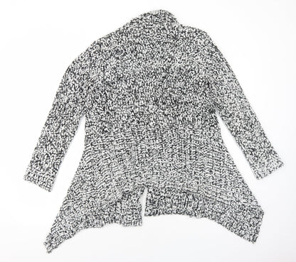Firebrand Womens White Collared Acrylic Pullover Jumper Size M