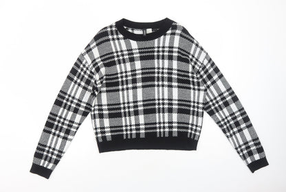 Womens UK Size M H&M Black Pullover Jumper