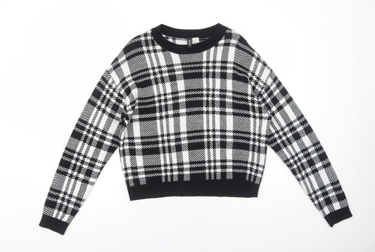 Womens UK Size M H&M Black Pullover Jumper