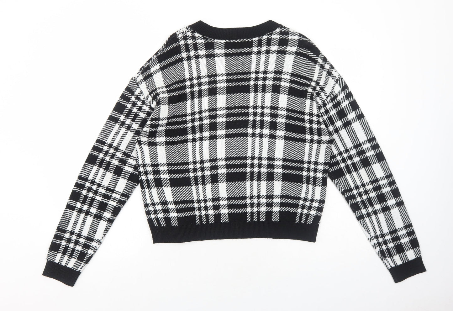 Womens UK Size M H&M Black Pullover Jumper