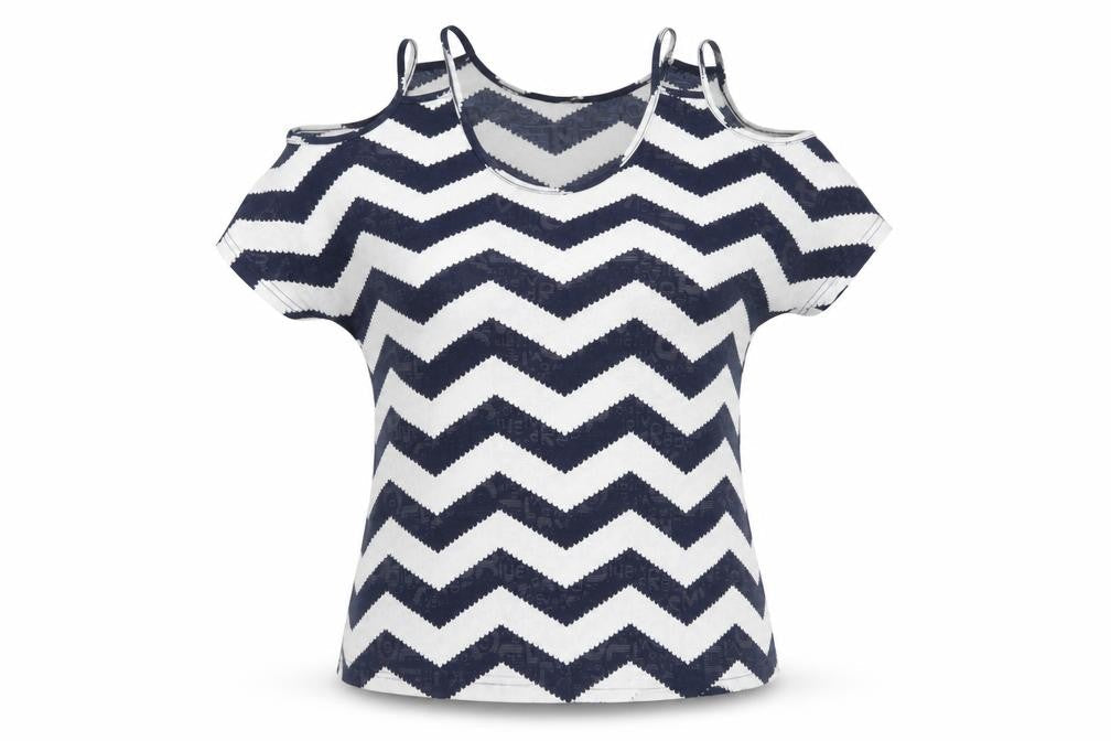 Womens UK Size 8 Izabel London Blue Basic T-Shirt