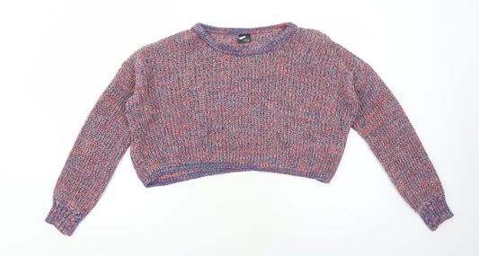 Womens UK Size S Sparkle & Fade Multicoloured Pullover Jumper