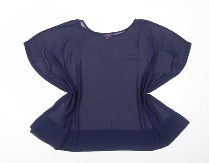 Womens UK Size 16 Together Blue Basic Blouse
