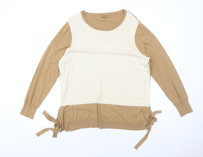 Womens UK Size 20 NEXT Beige Pullover Jumper