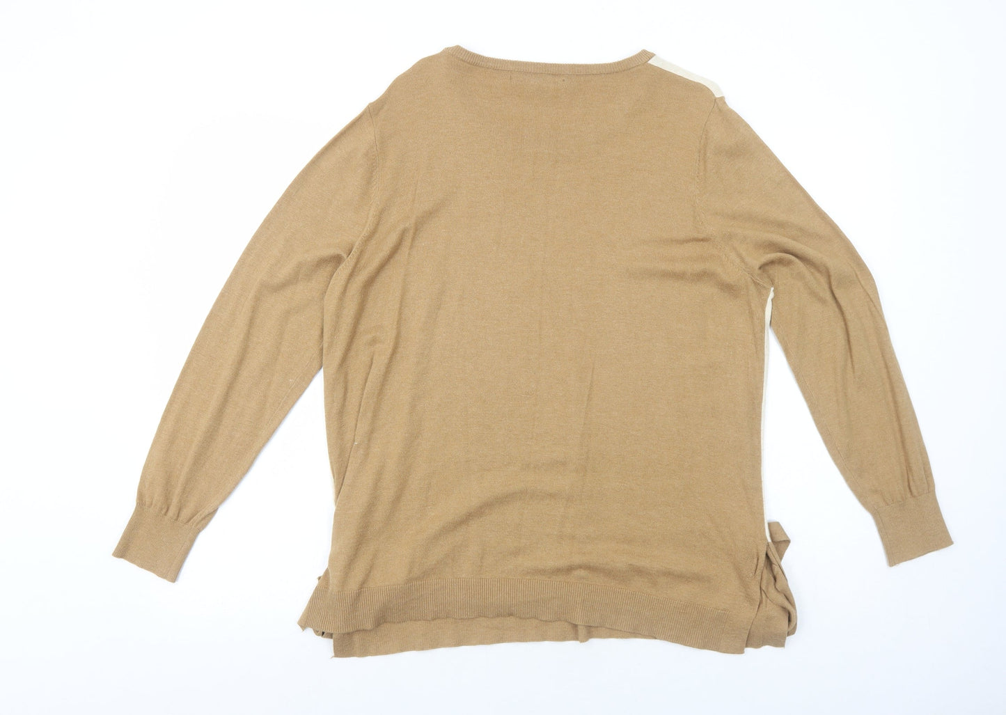 Womens UK Size 20 NEXT Beige Pullover Jumper