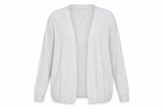 Womens UK Size M Papaya Grey Cardigan Jumper