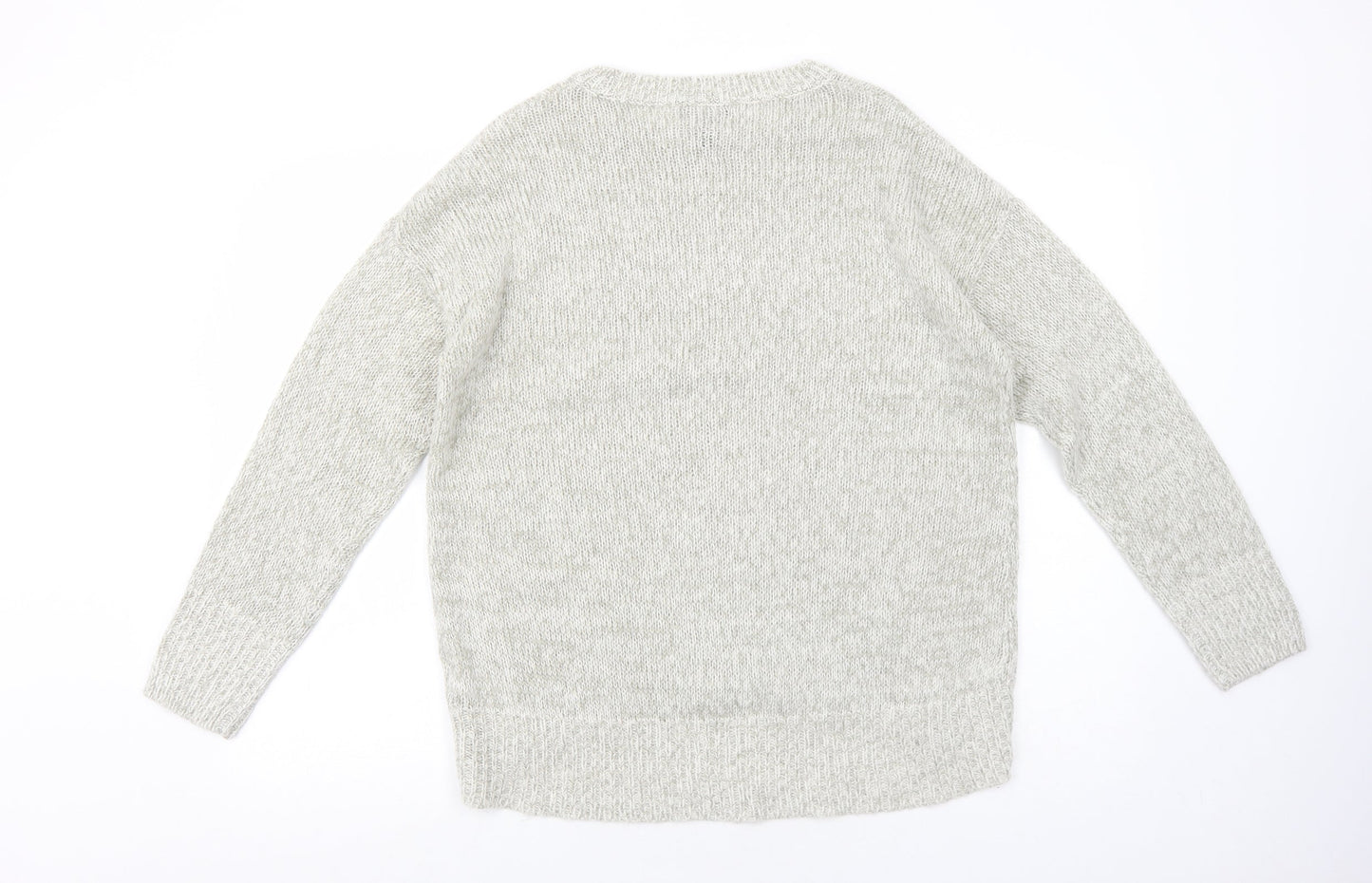 Womens UK Size M New Look Grey Pullover Jumper