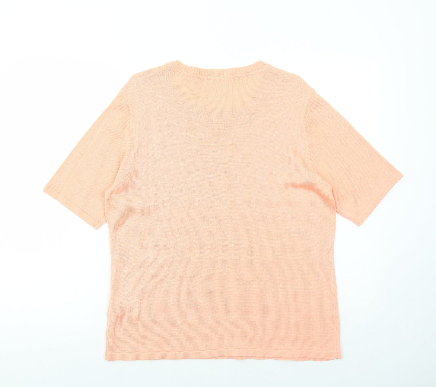 Womens UK Size 16 Preworn Pink Pullover Jumper