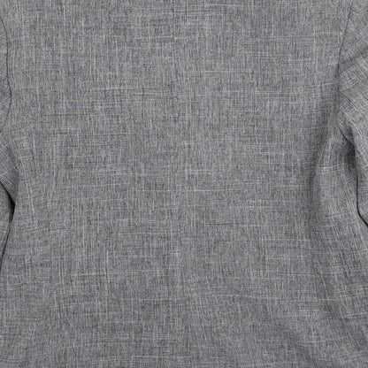EWM Womens Grey Polyester Jacket Suit Jacket Size 12