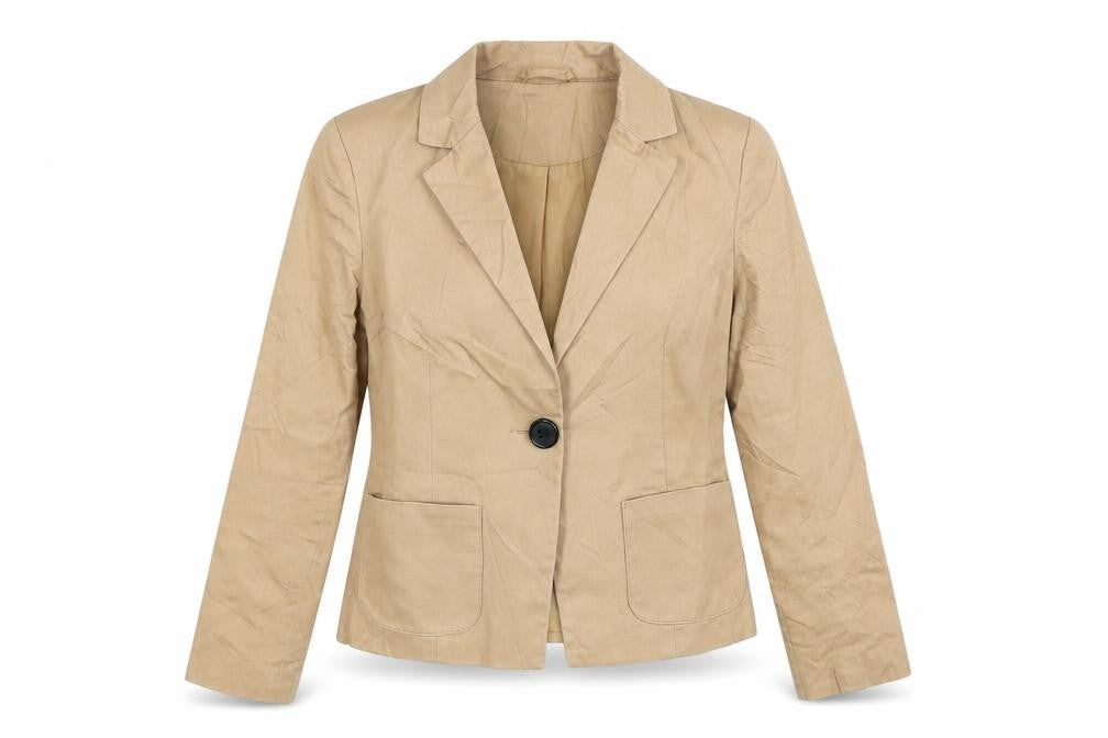 Womens UK Size 8 George Regular Beige Blazer