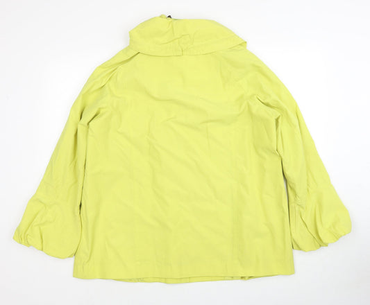 Per Una Womens Yellow Jacket Size 18 Button