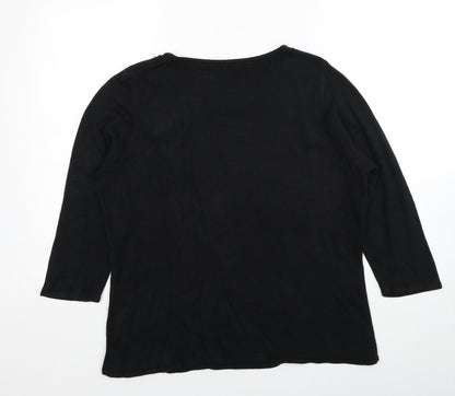 Womens UK Size 20 Berkertex Black Pullover Jumper