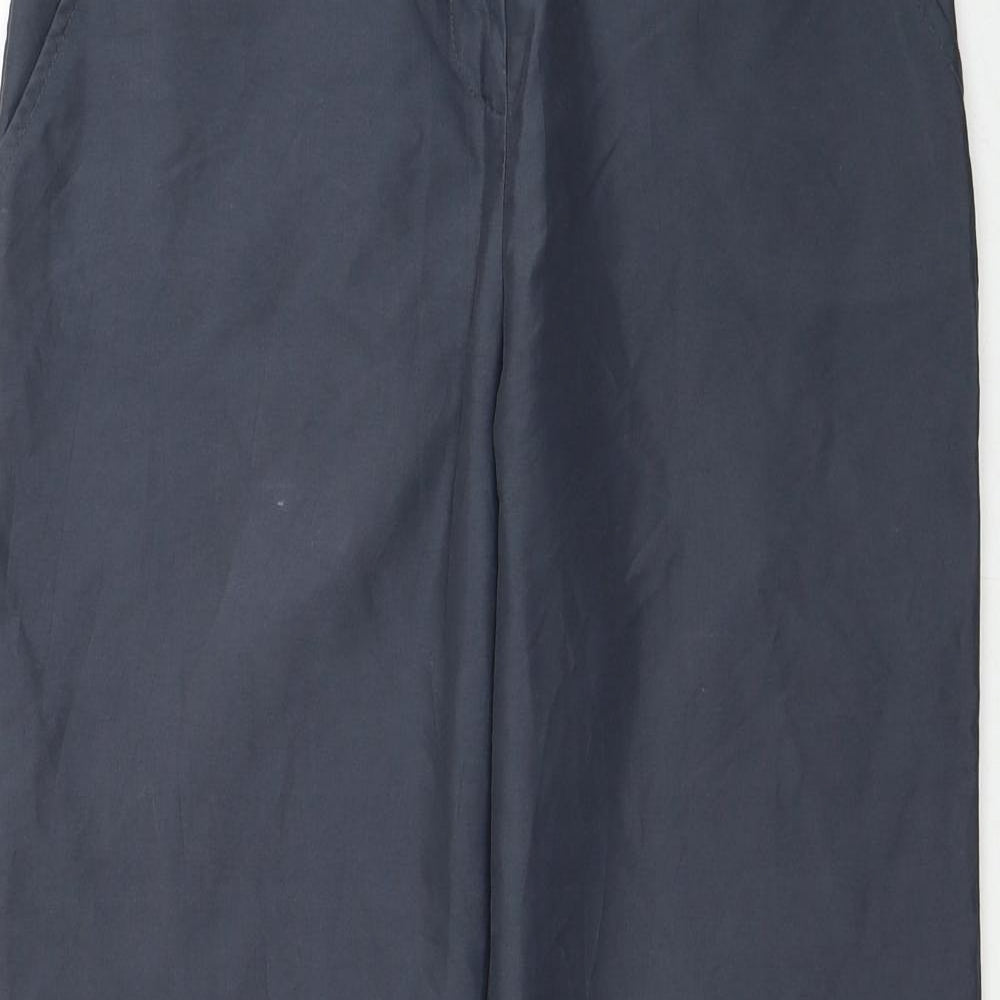 Womens UK Size 10 Dorothy Perkins Regular Fit Carpenter Grey Trousers