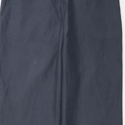 Womens UK Size 10 Dorothy Perkins Regular Fit Carpenter Grey Trousers