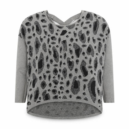 Womens UK Size L Fransa Grey Pullover Jumper