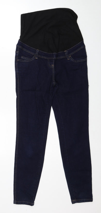 NEXT Womens Blue Cotton Skinny Jeans Size 8 Regular