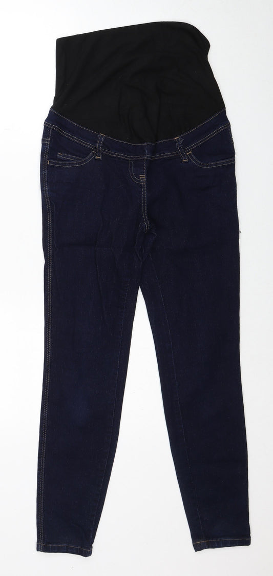 NEXT Womens Blue Cotton Skinny Jeans Size 8 Regular