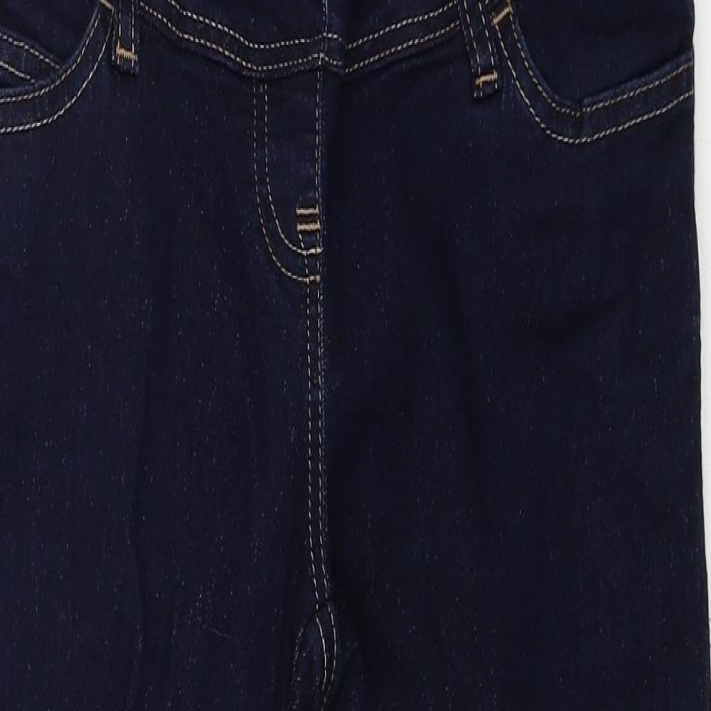 NEXT Womens Blue Cotton Skinny Jeans Size 8 Regular