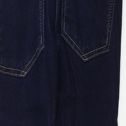 NEXT Womens Blue Cotton Skinny Jeans Size 8 Regular