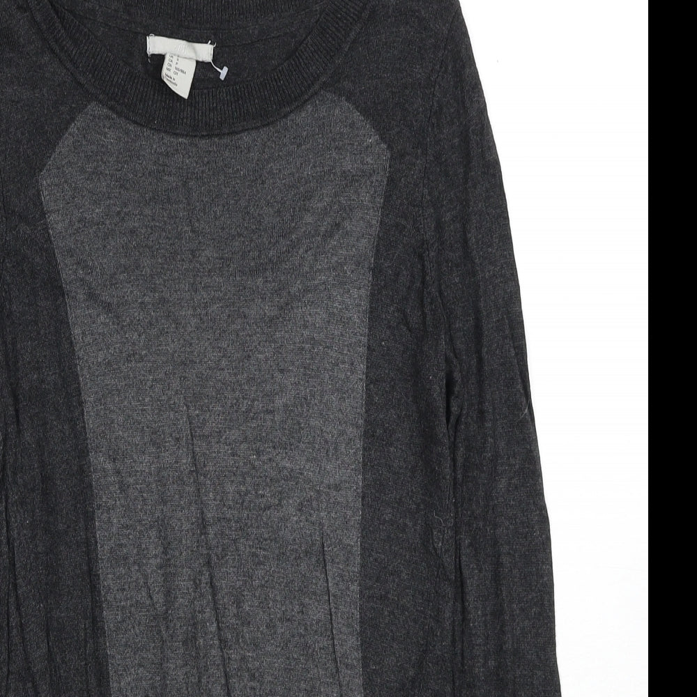 Womens UK Size S H&M Grey Pullover Jumper
