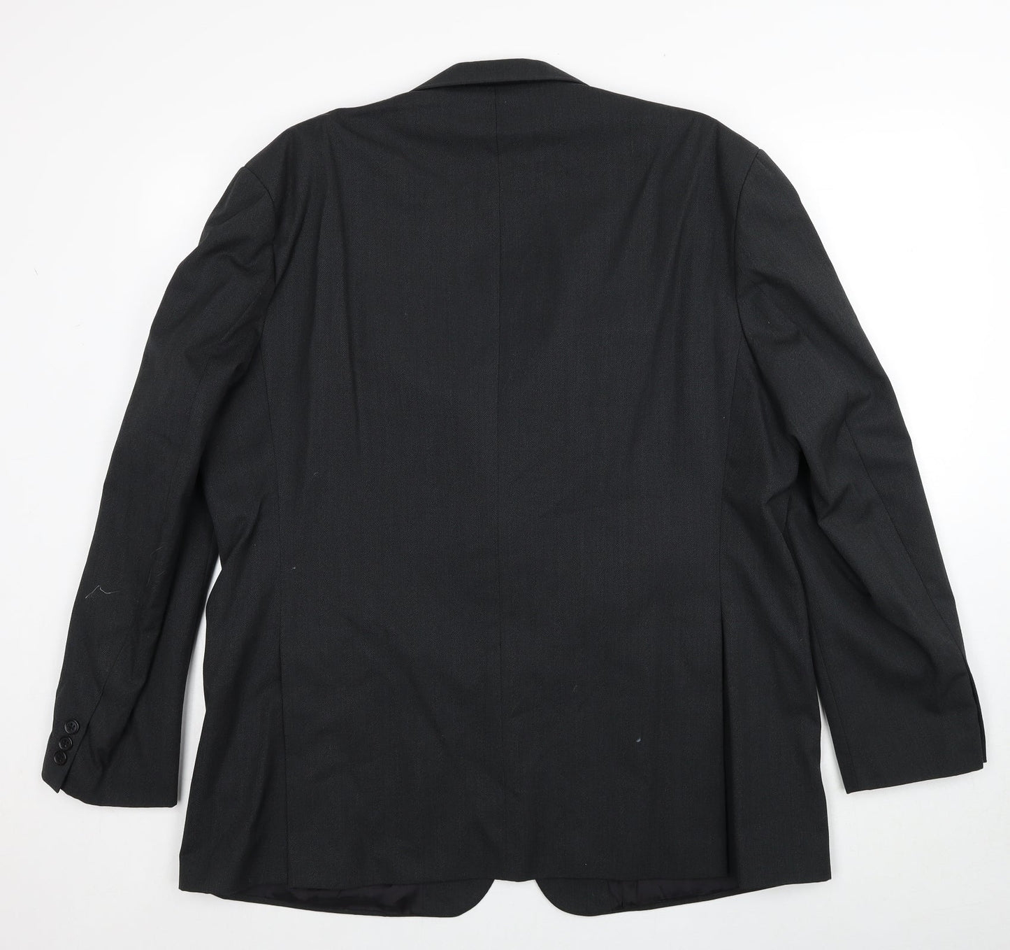 Dunn&Co. Mens Black Polyester Jacket Suit Jacket Size 44 Regular