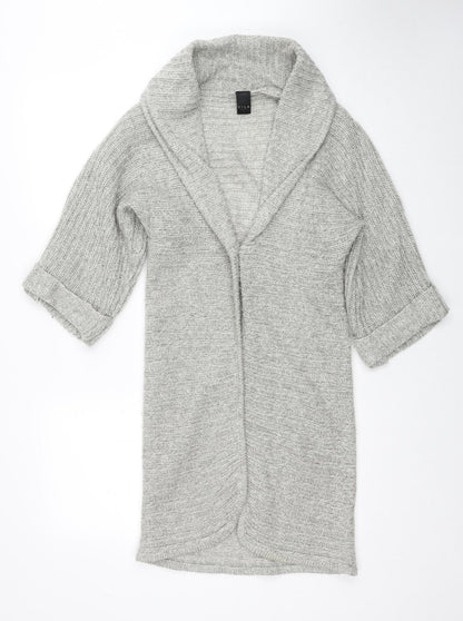 Womens UK Size S VILA Grey Cardigan Jumper