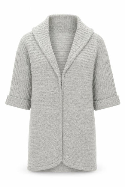 Womens UK Size S VILA Grey Cardigan Jumper