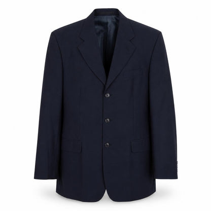 Rochas Mens Blue Wool Jacket Suit Jacket Size 40 Regular