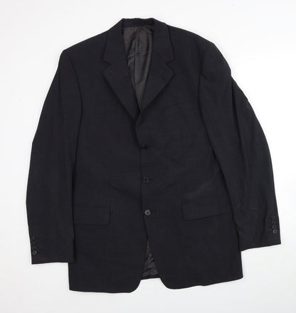 Mens UK Size 38 BARUTTI Regular Grey Suit Jacket