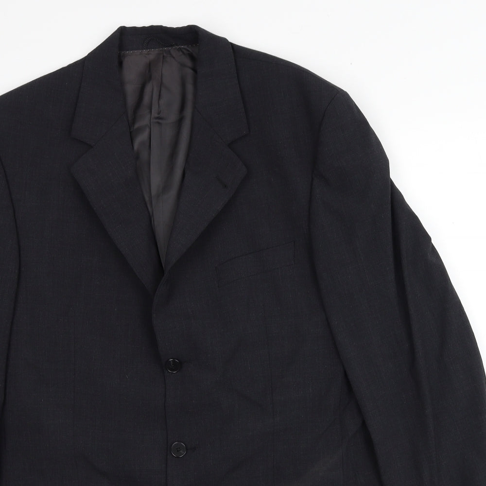 Mens UK Size 38 BARUTTI Regular Grey Suit Jacket