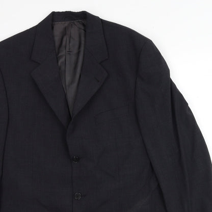Mens UK Size 38 BARUTTI Regular Grey Suit Jacket